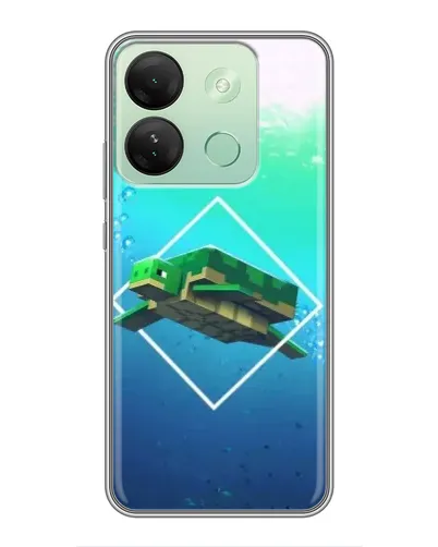 Чехол для Infinix Smart 7 HD с картинкой «Черепаха Minecraft» Чехол для Infinix Smart 7 HD с картинкой «Черепаха Minecraft»