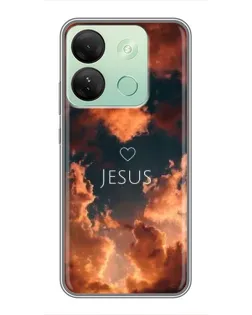 Чехол для Infinix Smart 7 HD с картинкой «Сияние Имени Jesus»
