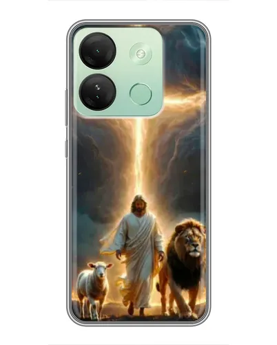 Чехол для Infinix Smart 7 HD с картинкой «Лев Иуды и Свет» Чехол для Infinix Smart 7 HD с картинкой «Лев Иуды и Свет»
