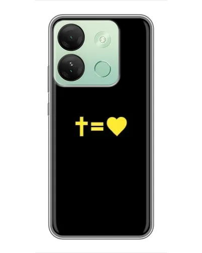 Чехол для Infinix Smart 7 HD с картинкой «Сердце и Крест» Чехол для Infinix Smart 7 HD с картинкой «Сердце и Крест»