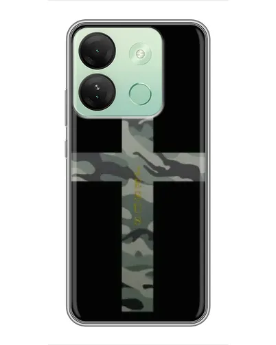 Чехол для Infinix Smart 7 HD с картинкой «Милитари Крест» Чехол для Infinix Smart 7 HD с картинкой «Милитари Крест»