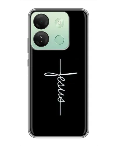 Чехол для Infinix Smart 7 HD с картинкой «Тонкая линия веры» Чехол для Infinix Smart 7 HD с картинкой «Тонкая линия веры»