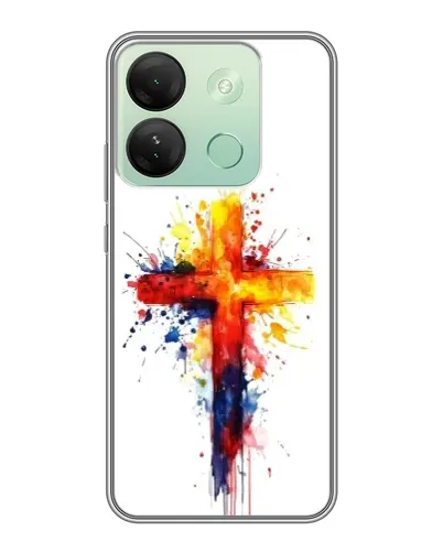 Чехол для Infinix Smart 7 HD с картинкой «Акварельный крест» Чехол для Infinix Smart 7 HD с картинкой «Акварельный крест»