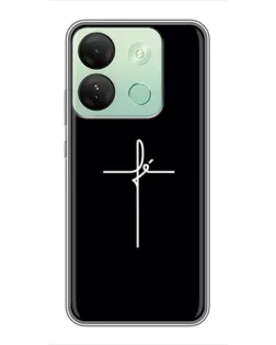 Чехол для Infinix Smart 7 HD с картинкой «Тонкий крест» Чехол для Infinix Smart 7 HD с картинкой «Тонкий крест»