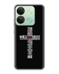 Чехол для Infinix Smart 7 HD с картинкой «Текстовый крест» Чехол для Infinix Smart 7 HD с картинкой «Текстовый крест»