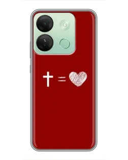Чехол для Infinix Smart 7 HD с картинкой «Уравнение любви» Чехол для Infinix Smart 7 HD с картинкой «Уравнение любви»