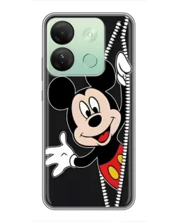 Чохол для Infinix Smart 7 HD з картинкою «Міккі розсуває стіни»