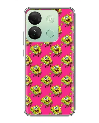 Чехол для Infinix Smart 7 HD с картинкой «Розовый паттерн»