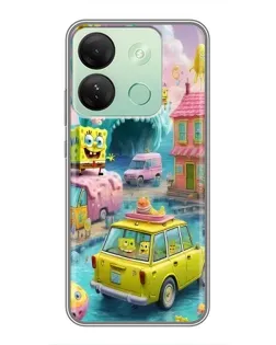 Чехол для Infinix Smart 7 HD с картинкой «Монстр-трак приключения»