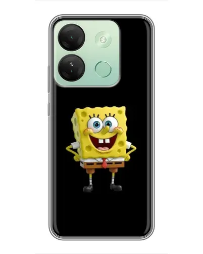 Чехол для Infinix Smart 7 HD с картинкой «Классический Губка Боб»