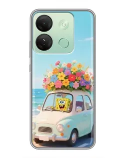 Чехол для Infinix Smart 7 HD с картинкой «Автомобильное путешествие»