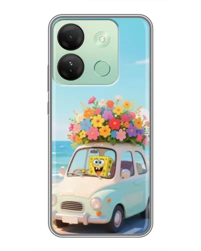 Чехол для Infinix Smart 7 HD с картинкой «Автомобильное путешествие»