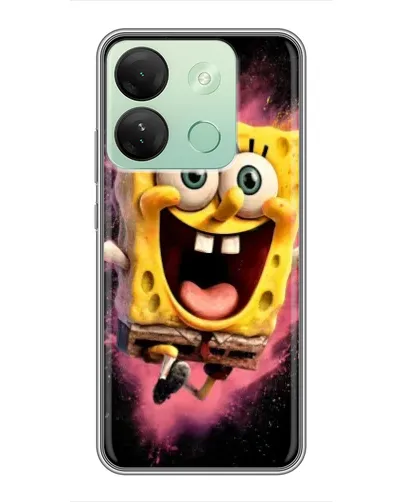 Чехол для Infinix Smart 7 HD с картинкой «Взрывной Спанч Боб»