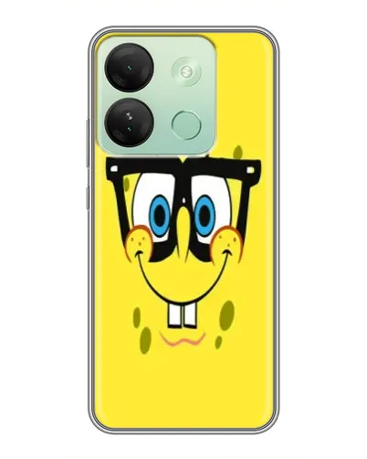 Чехол для Infinix Smart 7 HD с картинкой «Минималистичный Спанч Боб» Чехол для Infinix Smart 7 HD с картинкой «Минималистичный Спанч Боб»