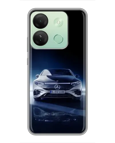 Чехол для Infinix Smart 7 HD с картинкой «Ночной Mercedes EQ» Чехол для Infinix Smart 7 HD с картинкой «Ночной Mercedes EQ»