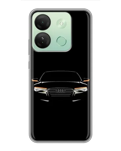 Чехол для Infinix Smart 7 HD с картинкой «Audi — ночной контур» Чехол для Infinix Smart 7 HD с картинкой «Audi — ночной контур»
