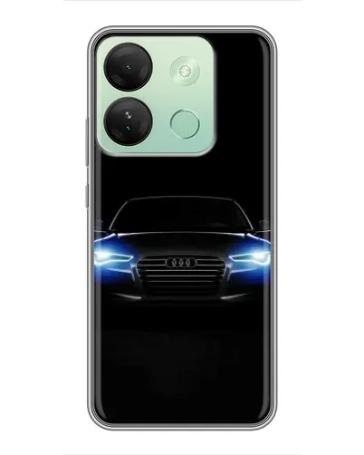 Чехол для Infinix Smart 7 HD с картинкой «Audi в неоне» Чехол для Infinix Smart 7 HD с картинкой «Audi в неоне»