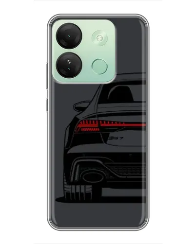 Чехол для Infinix Smart 7 HD с картинкой «Задняя часть Audi — арт» Чехол для Infinix Smart 7 HD с картинкой «Задняя часть Audi — арт»