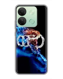 Чехол для Infinix Smart 7 HD с картинкой «Энергия лого Audi»