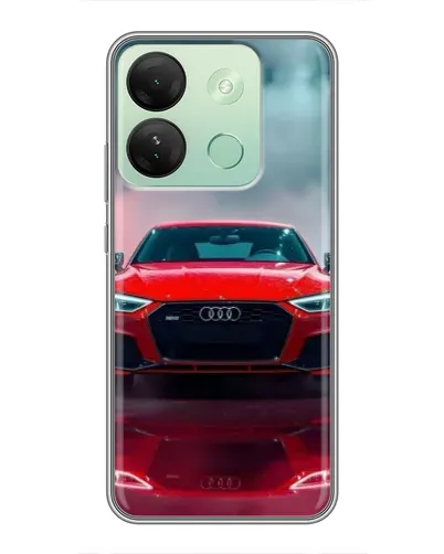 Чехол для Infinix Smart 7 HD с картинкой «Audi RS — красный стиль» Чехол для Infinix Smart 7 HD с картинкой «Audi RS — красный стиль»