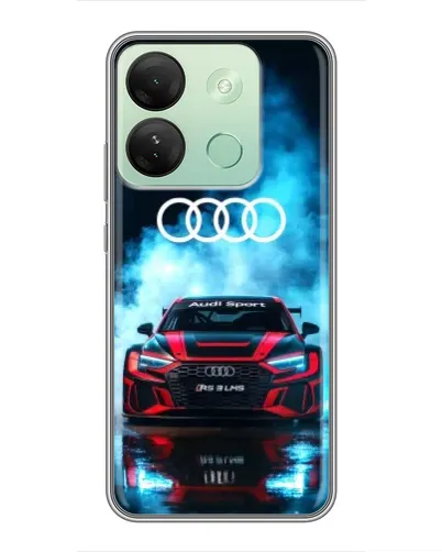 Чехол для Infinix Smart 7 HD с картинкой «Audi Sport — неон» Чехол для Infinix Smart 7 HD с картинкой «Audi Sport — неон»