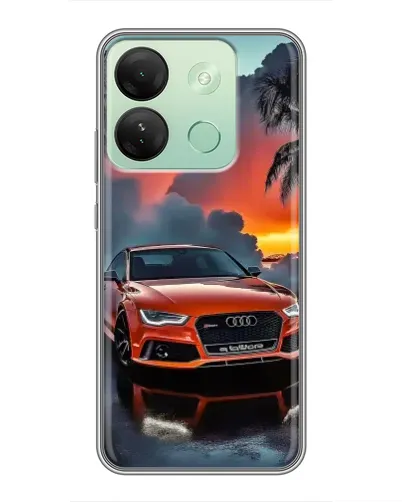 Чехол для Infinix Smart 7 HD с картинкой «Audi — закат» Чехол для Infinix Smart 7 HD с картинкой «Audi — закат»