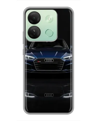 Чехол для Infinix Smart 7 HD с картинкой «Audi — ночное отражение» Чехол для Infinix Smart 7 HD с картинкой «Audi — ночное отражение»