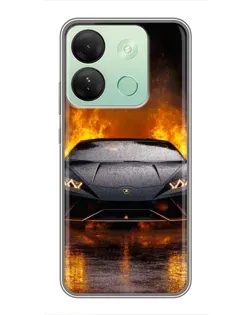 Чехол для Infinix Smart 7 HD с картинкой «Lamborghini в огне» Чехол для Infinix Smart 7 HD с картинкой «Lamborghini в огне»