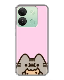 Чехол для Infinix Smart 7 HD с картинкой «Pusheen и печенье» Чехол для Infinix Smart 7 HD с картинкой «Pusheen и печенье»