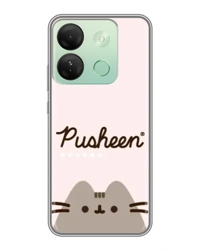 Чохол для Infinix Smart 7 HD з картинкою «Pusheen логотип» Чохол для Infinix Smart 7 HD з картинкою «Pusheen логотип»