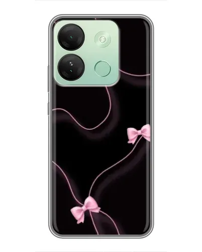 Чехол для Infinix Smart 7 HD с картинкой «Розовые ленты» Чехол для Infinix Smart 7 HD с картинкой «Розовые ленты»