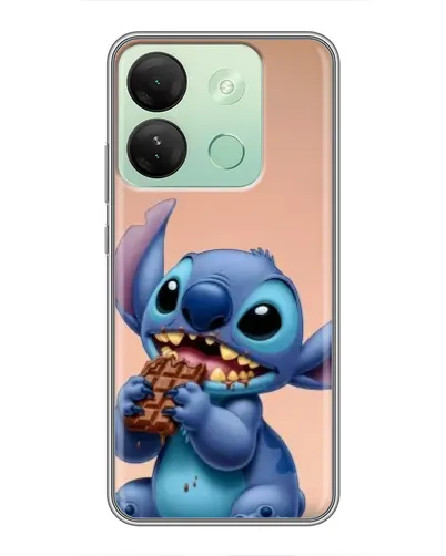 Чехол для Infinix Smart 7 HD с картинкой «Стич ест шоколад» Чехол для Infinix Smart 7 HD с картинкой «Стич ест шоколад»