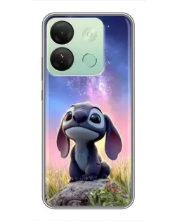 Чехол для Infinix Smart 7 HD с картинкой «Стич на рассвете»
