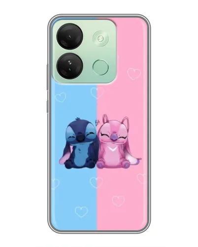 Чехол для Infinix Smart 7 HD с картинкой «Stitch и Angel Love» Чехол для Infinix Smart 7 HD с картинкой «Stitch и Angel Love»