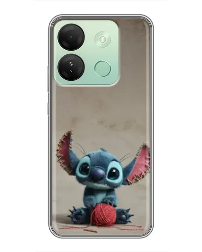 Чехол для Infinix Smart 7 HD с картинкой «Стич на коричневом фоне» Чехол для Infinix Smart 7 HD с картинкой «Стич на коричневом фоне»