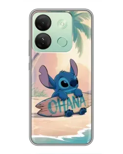 Чехол для Infinix Smart 7 HD с картинкой «Стич на серфе»