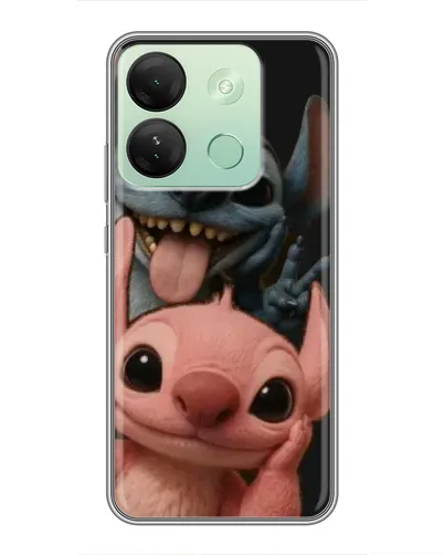 Чехол для Infinix Smart 7 HD с картинкой «Стич и Ангел» Чехол для Infinix Smart 7 HD с картинкой «Стич и Ангел»