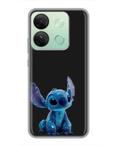 Чехол для Infinix Smart 7 HD с картинкой «Стич на черном» Чехол для Infinix Smart 7 HD с картинкой «Стич на черном»