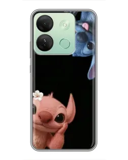 Чехол для Infinix Smart 7 HD с картинкой «Фиолетовый туман роз»