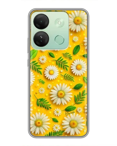 Чехол для Infinix Smart 7 HD с картинкой «Ромашковое солнце»