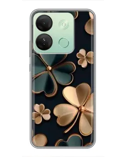Чохол для Infinix Smart 7 HD з картинкою «Конюшина в золоті» Чохол для Infinix Smart 7 HD з картинкою «Конюшина в золоті»