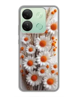 Чохол для Infinix Smart 7 HD з картинкою «Білі сухоцвіти» Чохол для Infinix Smart 7 HD з картинкою «Білі сухоцвіти»