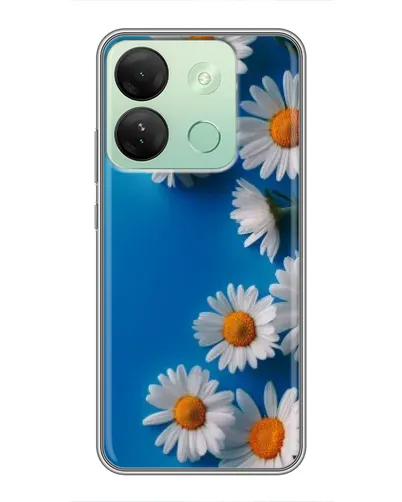 Чехол для Infinix Smart 7 HD с картинкой «Белоснежные маргаритки»