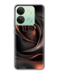 Чохол для Infinix Smart 7 HD з картинкою «Шовкова чорна троянда» Чохол для Infinix Smart 7 HD з картинкою «Шовкова чорна троянда»