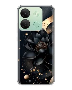 Чохол для Infinix Smart 7 HD з картинкою «Чорний лотос» Чохол для Infinix Smart 7 HD з картинкою «Чорний лотос»