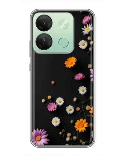 Чехол для Infinix Smart 7 HD с картинкой «Цветочная композиция»
