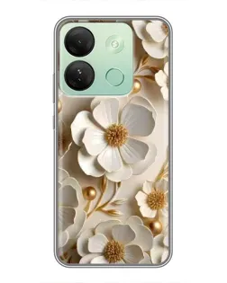 Чохол для Infinix Smart 7 HD з картинкою «Білі паперові квіти» Чохол для Infinix Smart 7 HD з картинкою «Білі паперові квіти»