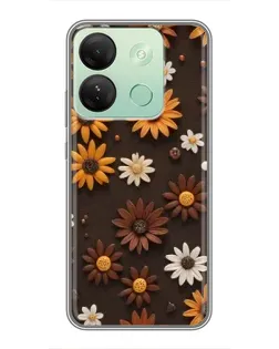Чохол для Infinix Smart 7 HD з картинкою «Візерунок з маленьких соняшників» Чохол для Infinix Smart 7 HD з картинкою «Візерунок з маленьких соняшників»
