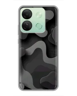 Чохол для Infinix Smart 7 HD з картинкою «Темний абстрактний камуфляж» Чохол для Infinix Smart 7 HD з картинкою «Темний абстрактний камуфляж»