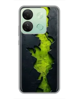 Чохол для Infinix Smart 7 HD з картинкою «Салатовий розлом скелі» Чохол для Infinix Smart 7 HD з картинкою «Салатовий розлом скелі»
